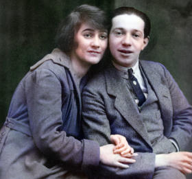 Friedrich Hollaender (rechts) mit Blandine Ebinger